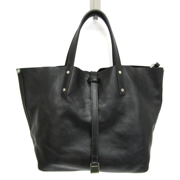 NEW RARE Tiffany Reversible Women's Leather Suede Handbag Black - Picture 1 of 4